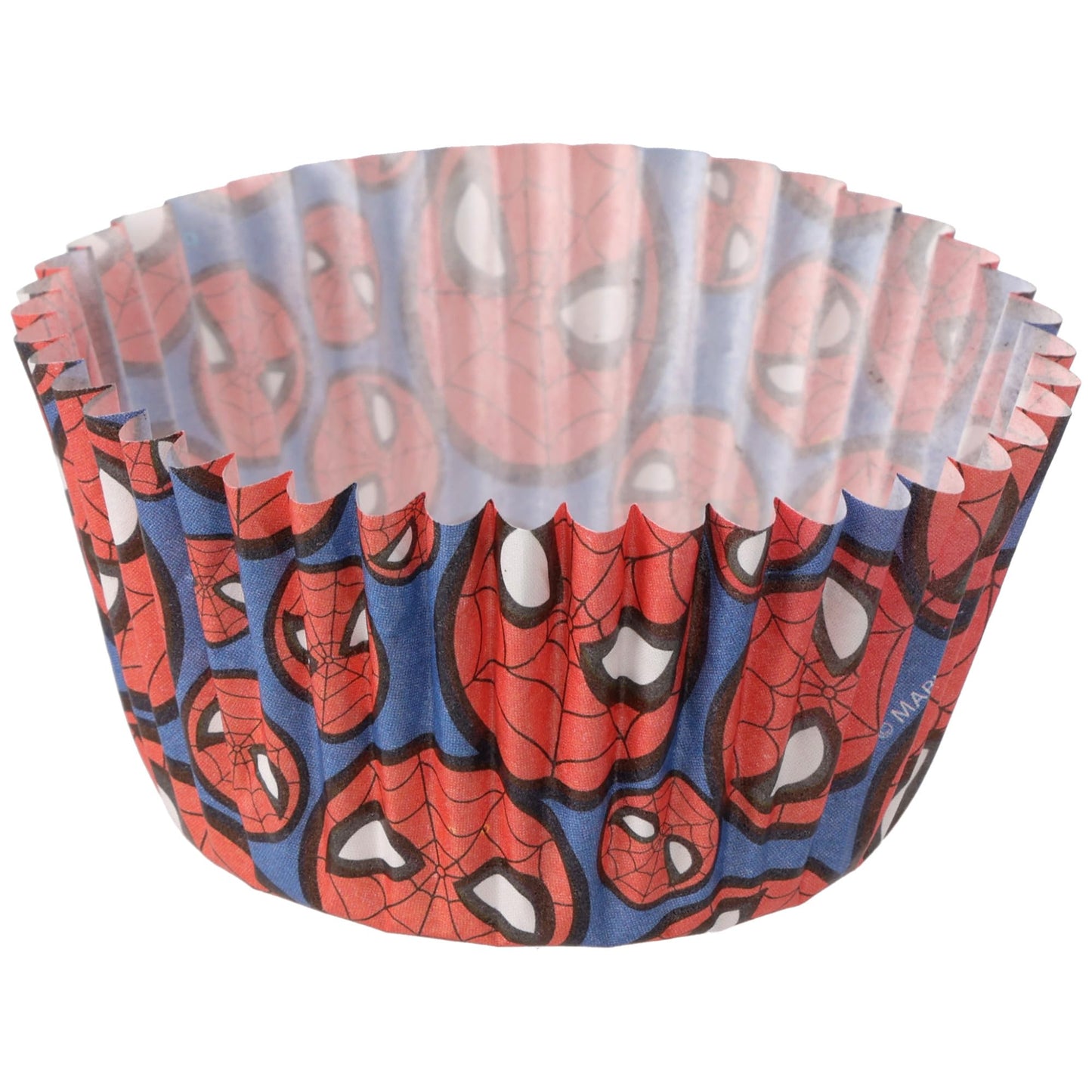 48 x Marvel Spider-Man Baking Cups By DecoPac | Standard Size Cupcake Liners | Greaseproof Paper Cases for Cupcakes, 1.8" x 1.25", Pack of 48