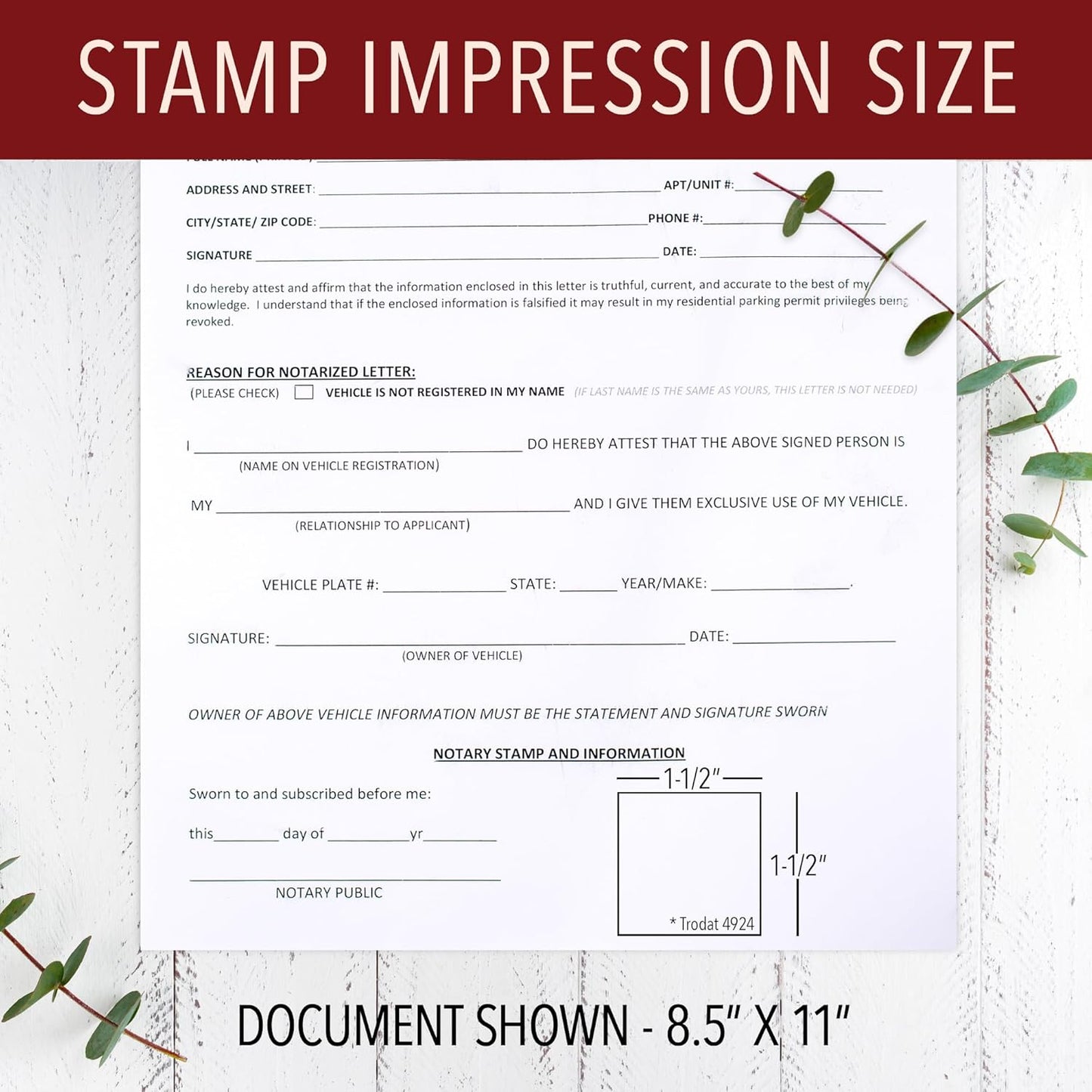 Illinois Round Notary Stamp | Official State Notary Stamp | Official Seals | Meets State Specifications (Illinois, Round Stamp)