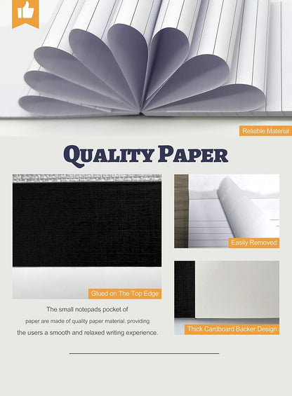 20 Pack Small Notepads Refills Memo Pads 3 x 5 Inch Lined Writing Note Pads with 30 Sheets Note Pad Paper in Each Pad Mini Pocket Notebook Refills for Taking Notes and Reminders Organization Planning