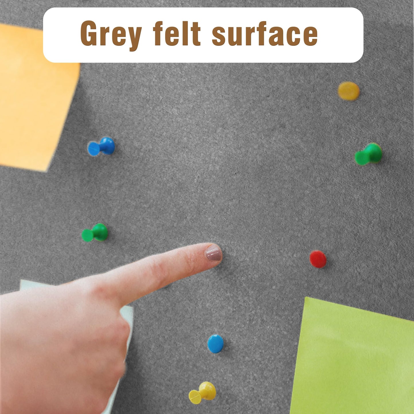 Mifuro 70"x34" Enclosed Bulletin Board, Outdoor Lockable Weather-Resistant Aluminum Cork Noticeboard for School & Office, Silver Frame w/Grey Flet