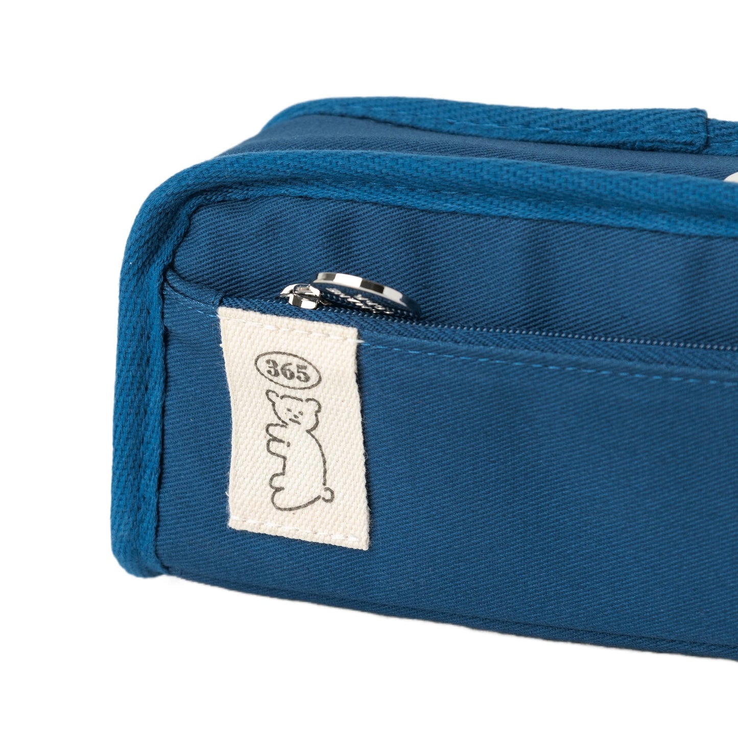 brunch brother Daily Blue Pencil Case, Large Capacity Pencil Pouch with Ample Storage, Simple Design for Students and Professionals