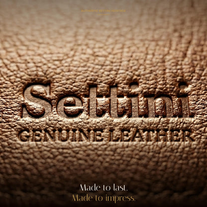 SETTINI Genuine Leather Portfolio Professional Organizer Padfolio – Resume Folder – Stylish Document Folio with Business Card Holder – Gift Portfolio for Men & Women - Fathers Day Gifts