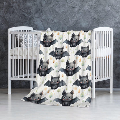 SUPERICH Halloween Bats Baby Blanket Gifts Super Soft Swaddle Newborn Cozy Baby Receiving Blanket Stroller Throw Blanket for Crib 40x30 in for Puppy