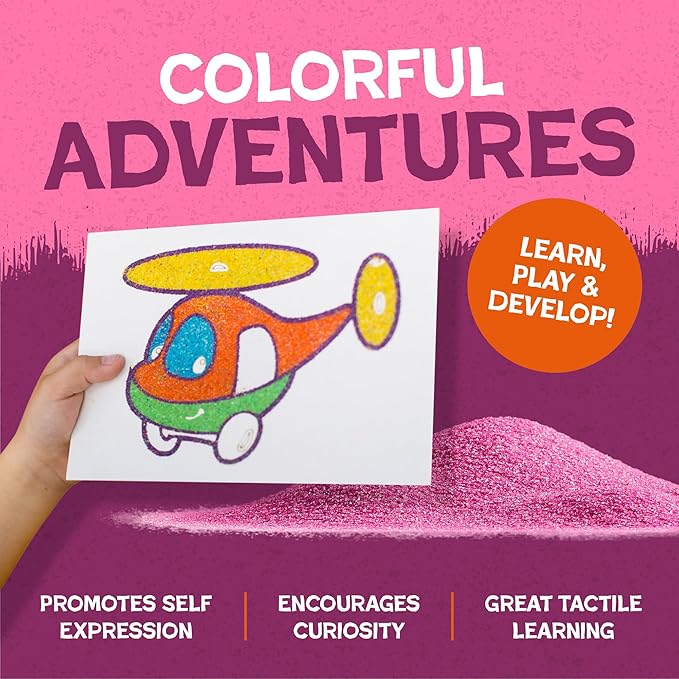 Hygloss Colored Sand for Crafts - 15 lb Bottle, Brown - Vibrant Colorful Fine Sensory Play Sand Art Kits for Kids - Classroom Activities for Children 3 4 5 6 7 8 9 10 11 12 - Safe for Ages 3+