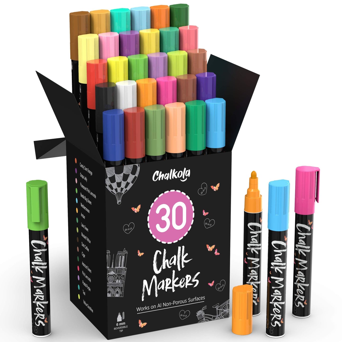 Chalk Bundle - 5 Yellow + 30 Pastel & Neon + 10 Vintage