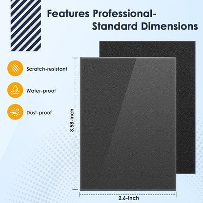 500 Pcs Black Card Sleeves Toploaders for Trading Card, Matte Card Sleeves Deck Card Protectors Compatible with Baseball Cards, Sports Cards, Game Card