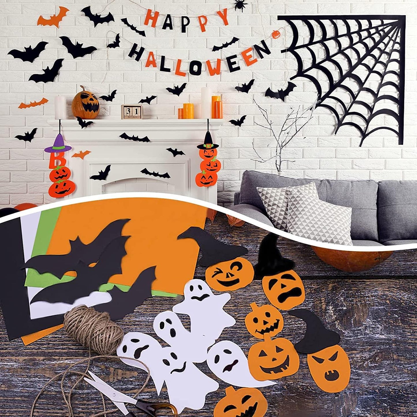 100 Sheets Black Shimmer Cardstock 8.5 x 11 Metallic Paper, Goefun 80lb Halloween Card Stock Letter Size Sheets for Invitations, Scrapbooking, Crafts, Graduations