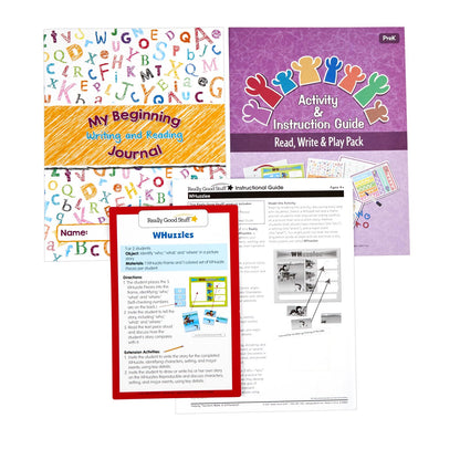 Really Good Stuff Family Engagement Reading - Read, Write and Play Pack - PreK