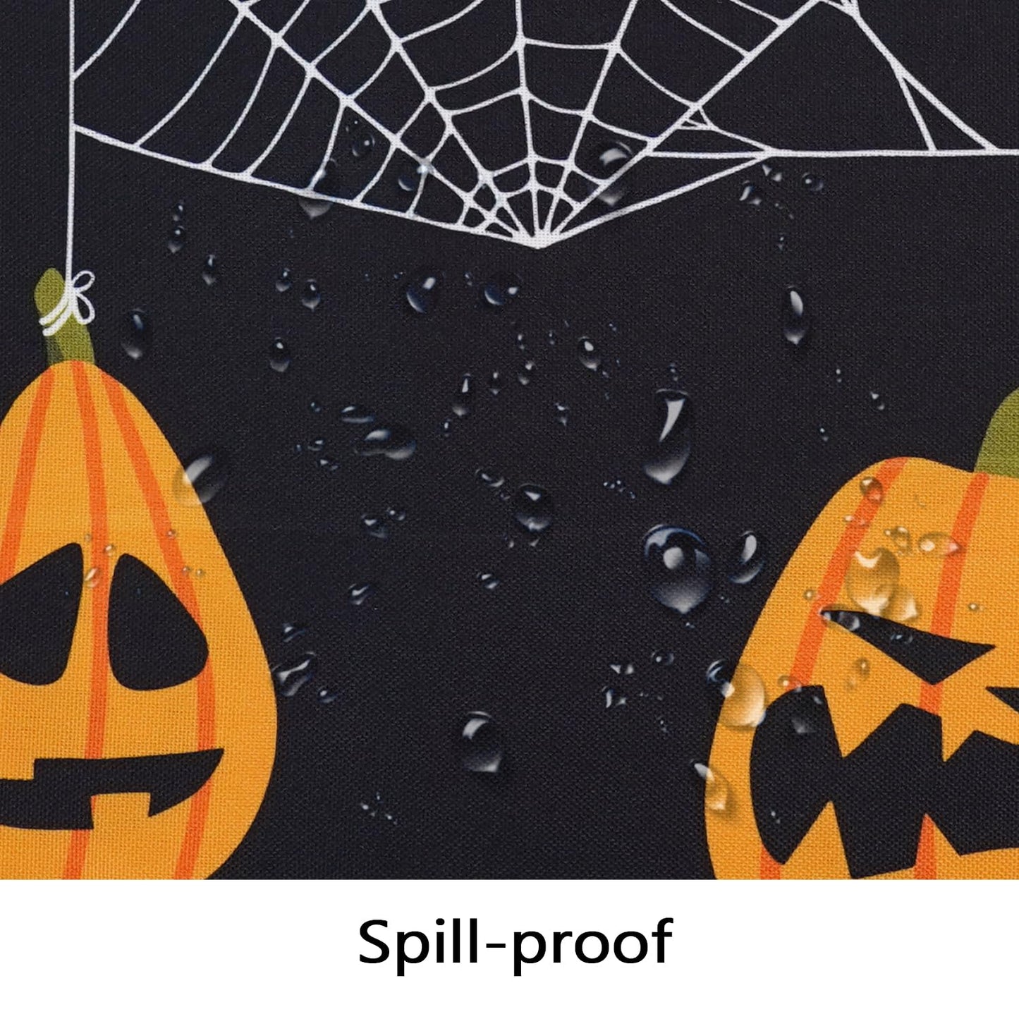 Bnejvif Halloween Tablecloth Rectangle Pumpkin Table Cloth for Dining Table, Waterproof Wrinkle Free,Halloween Decorations for Kitchen, Parties, 60 X 102 Inches
