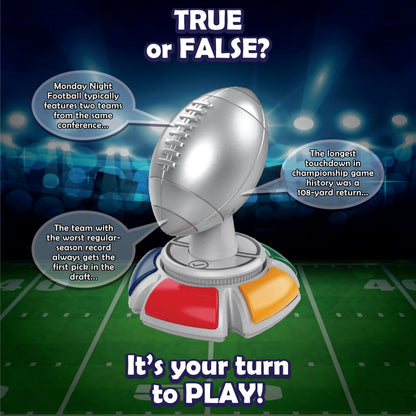 Ultra Pro Fanzone Football Trivia Game - WHO is The Real Fan? Family Party Game Night, Sports Quiz Challenge, Electronic Buzzer, Scoremaster, Gift for Football Fans