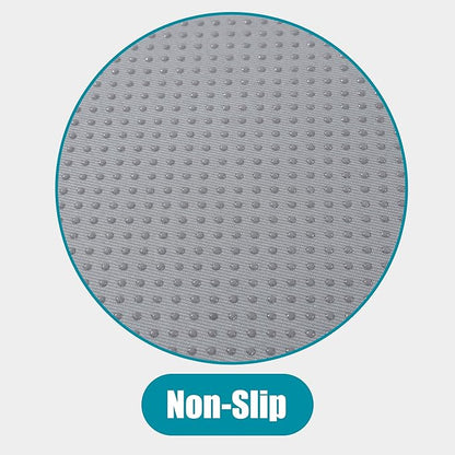 HOMBYS Wedge Recliner Seat Cushion for Long Sitting Chair, Cushion for Elderly Esay to Get Up,5" Thick 20"x20" Large Pressure Relief Seat Cushion for Recliner, Office, Car, Velvet & Foam,Light Grey