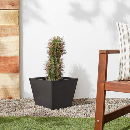 Arcadia Garden Products UF31DC Simplicity Square, 12 by 10-Inch Dark Charcoal