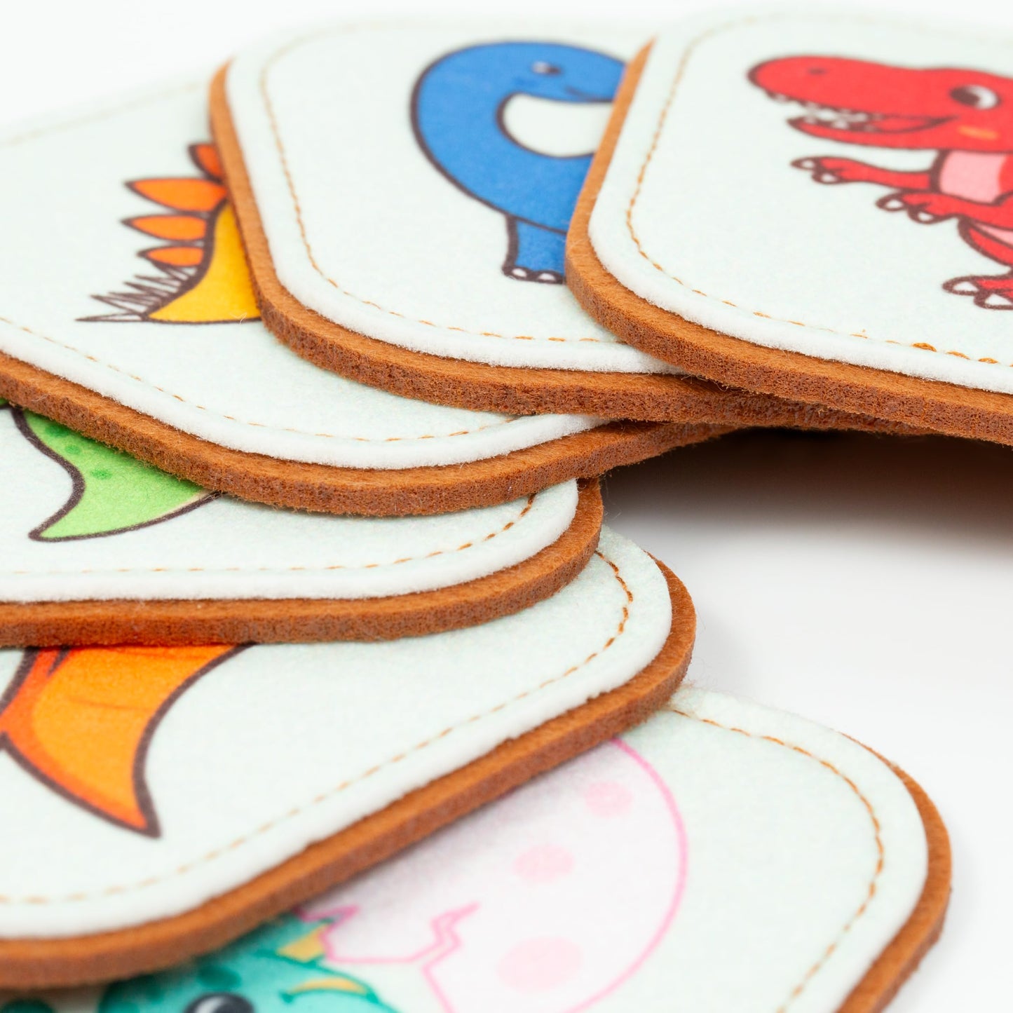 Peapod Play Felt Dinosaur Matching Game for Toddlers – Dino Memory Game & Flash Cards – Soft and Safe for Ages 1+ – Montessori Preschool Learning Activity – Educational Dinosaur Toy for Girls & Boys
