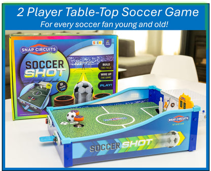 SNAP CIRCUITS Soccer Shot | Soccer Game | 2-Player Game | Tabletop Game | STEM Toy | 7+ Years