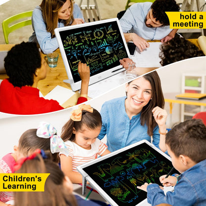 18 Inch LCD Writing Tablet for Kids, Large Drawing Tablet Doodle Board,Erasable Color Screen, Educational Toy for Toddlers 3-8, Travel Toy, Screen-FreeLearning Gift for Boys & Girls