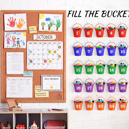JellyArch Classroom Management Tools have You Filled a Bucket Today bucket Filler Activities Positive Behavior Reward Jars Teacher Essentials Preschool Elementary Classroom Must Haves(Vibrant Color)