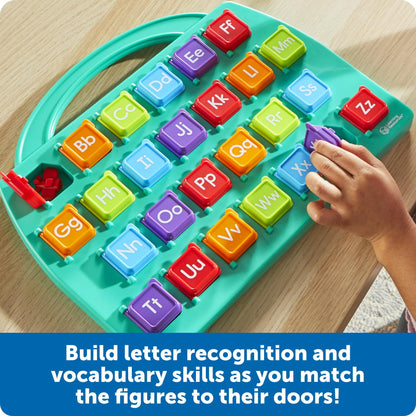 Learning Resources Lift-a-Letter Alphabet Board - Alphabet Learning Toys for Toddlers, Toddler Educational Toys for Phonics and Fine Motor Skills, Letter Recognition and Language Development ABC Toy