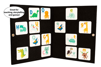 Foldable Flannel Board - Quiet Book| 14 x 23 Freestanding Felt Board for Toddlers and Felt Story Sets | Story Board for Kids Playtime | Use for Preschool Classroom and Homeschooling