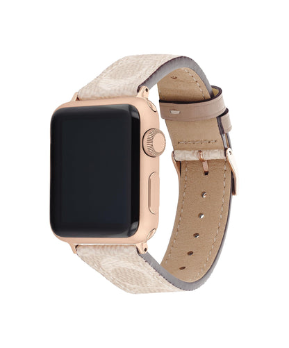 Coach Apple Watch Strap, Compatible with Apple Watch 38mm/40mm and 41mm Interchangeable Band, Create Your Unique Style