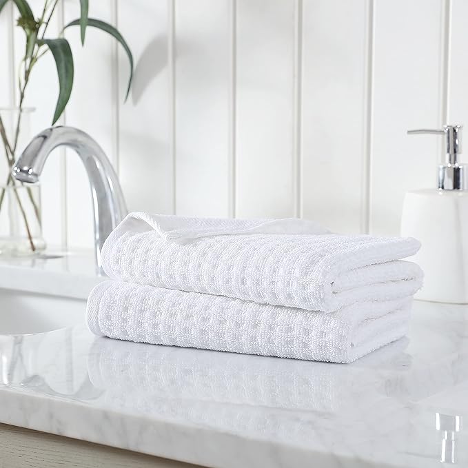 Tommy Bahama- Hand Towel Set, Highly Absorbent Cotton Bathroom Decor, Low