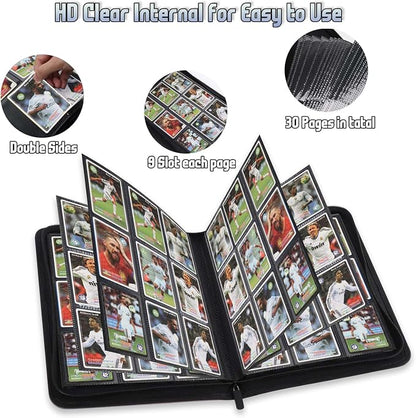 Trading Card Binder, Premium 9 Pocket Double Sided 540 Pocket PU Card Collection Binder, Collectible Trading Card Albums for MTG, TCG, Sport Card, Game Cards (Viridian)