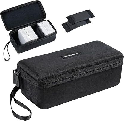 caseling Hard Card Case for 600+ Trading Cards, Collectible Game Holder | Premium EVA hard shell case holds over 600 trading cards with 5 adjustable dividers for custom organization
