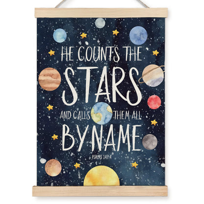 URLLUAE Solar System Poster Hanger Frame, Space Nursery Wall Art Decor,Solar System for Kids,Outer Space Room Decor for Boys Room,16x24 Inches