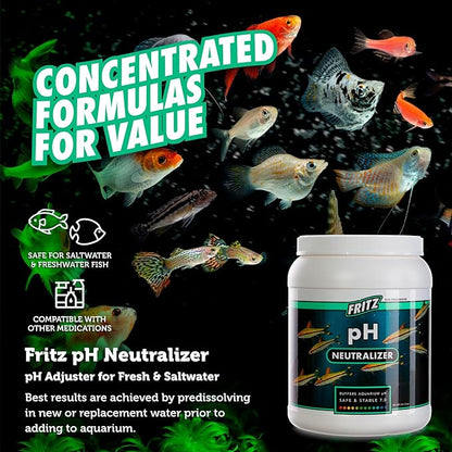 Fritz Aquatics 80287 Fritz pH Neutralizer for Fresh and Salt Water Aquariums, 3-LBS