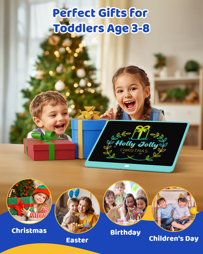 KOKODI LCD Writing Tablet for Kids 16 Inch Colorful Doodle Board, Electronic Drawing Pad for Kids, Educational and Learning Toys Gifts for 3-8 Year Old Boys and Girls