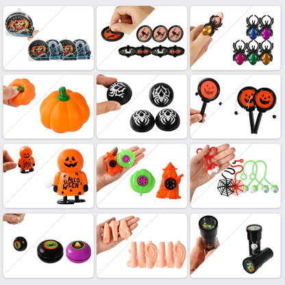 Max Fun 180pcs Halloween Party Toys Assortment for Kids Halloween Party Favors Prizes Box Toy Assortment Classroom (Large 180pcs party favors)