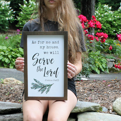 Eden View Home Scripture Wall Art Interchangeable Seasonal Sign 15x10. Bible Verses Wall Decor Framed Wood Plaque. Religious Gifts for Women. Christian Home Decor. Christmas and Holiday Decoration.
