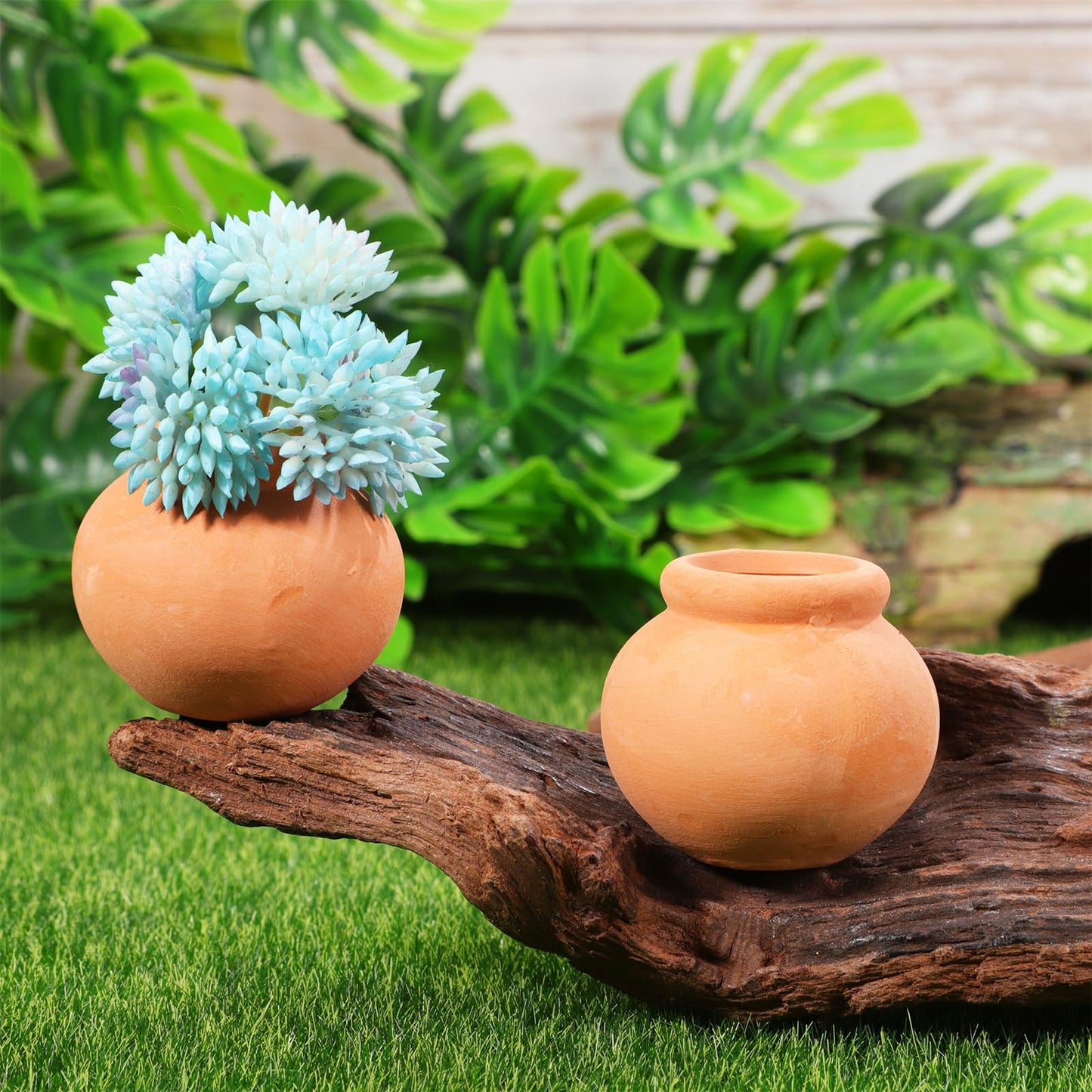 Toddmomy Mini Clay Pots 6Pcs Mini Terracotta Clay Pots Pottery Planter Miniature Flower Containers for Succulent Plants, DIY Garden, Dollhouse and Home Decor