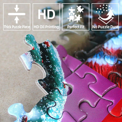 MINIWAN 500 Piece Amalfi Coast Puzzle, Premium Jigsaw Puzzle for Adults, Rustic Style, 23 x 15 Inches