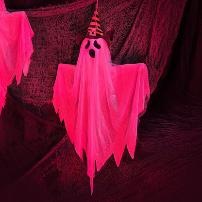 Haunted Hill Farm 26" Hanging Ghosts Halloween Animatronic