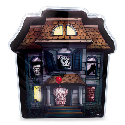 Geeki Tikis Horror Mini Muglets 4-Pack | Includes Regan, Jason Voorhees, Pennywise, Freddy Krueger | Tumbler Cocktail Glasses For Home Barware Set | Coffee Cups For Espresso, Lattes | Scary Movie Gift