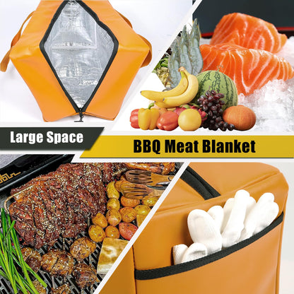 BBQ Blanket for Resting Meat,Insulated Meat Resting Bag,Meat Resting Bag,Rest BBQ Blanket,Insulated Meat Resting Bag