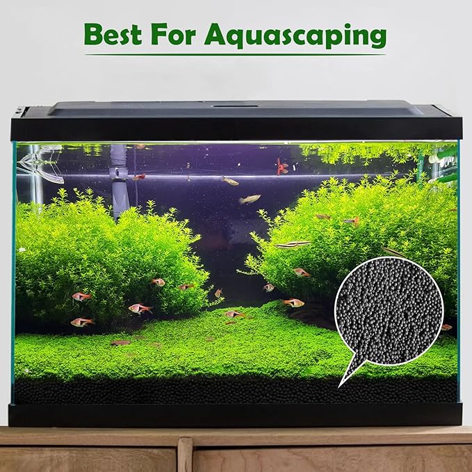 13.2Ib Aquarium Soil Water Grass Mud Fish Tank Aquascaping Aquarium Substrate Soil for Plants and Shrimps,No Need to Wash and No Muddy Water