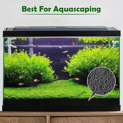 19.8Ib Shrimp Soil Water Grass Mud for Aquarium Fish Tank Aquascaping - Aquarium Substrate Soil for Shrimp Breeding and Plant Growth, No Washing Needed