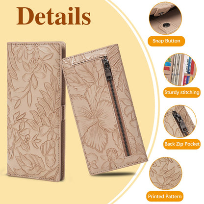FALAN MULE Ultra Slim Thin Wallet for Women Bifold Leather RFID Blocking Designer Credit Card Holder