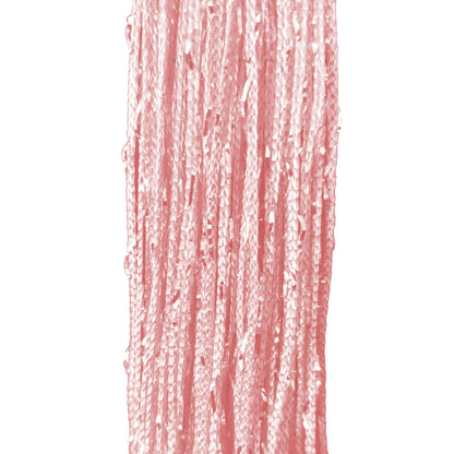 Atsweetlife Door String Curtain Doorway Beads Curtains,Hanging Room Divider Beaded Decor Hippie Glitter Fringe Panel Closet Window Doors Sequin Sheer Boho Doors Tassel (Pink)