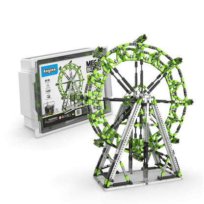 Engino MEGA Builds, London Eye, Building Toys for Kids 9+, Construction Set, STEM Project, Engineering Kit, STEM Toys, Powered by Motor, Gift for Boys & Girls
