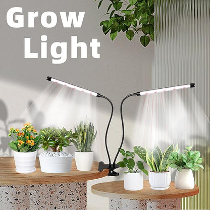 EWPJDK Grow Light 6500K Full Spectrum Plant Grow Lights 84 LED Plant Light with Clip Grow Lamp for Indoor Plants Growing Lamps（2PCS）