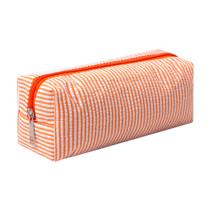 OZAOZ Cute Pencil Case Capacity Pencil Pouch Aesthetic Pen Bag Office Stationery Organizer Simple Sturdy Multifunctional Cosmetic Pouch (orange)