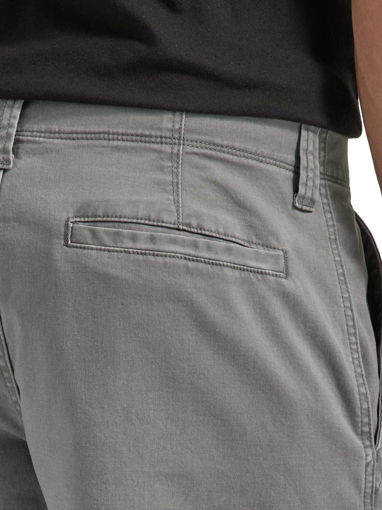 Wrangler Authentics Men's Classic Cargo Stretch Short, Gunmetal, 36