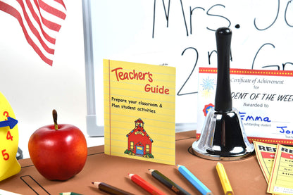 Dr. STEM Toys - Play Teacher Role-Play Set Includes Reusable White Board, Bell, Report Cards, for Home or Classroom, Over 30 Pieces Included, Gift for Kids, Complete Set