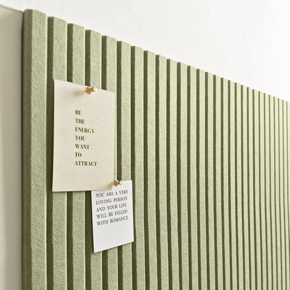 Large Cork Boards for Walls 48"x 36" - 1/2” Thick Bulletin Board, 12 Pack Felt Wall Tiles with Safe Removable Adhesive Tabs, Pin Board Cork Board for Office - Sage Green