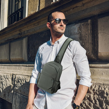 BIRDDIE Small Sling Crossbody Bag For Men And Women, Nylon Hiking Shoulder Bag, Waterproof Small Backpack, Suitable For Cycling, Hiking, And Travel