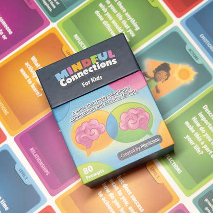 Mindful Connections for Kids – 80 Fun Conversation and Activity Cards to Build Emotional Intelligence and Social Skills, Created by Doctors, Ideal for Families, Therapists, and Classrooms, Ages 5+