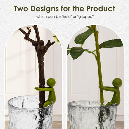 SINSETU 6 Pcs Plant Propagation Friends, Plant Propagation Buddy, Plant Cutting Holder for Shoots, Sprouts and Stems, Cute Plant Propagation Support Growth Tool for Indoor Garden