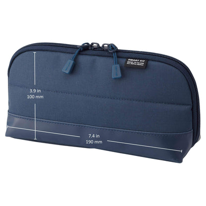 LIHIT LAB Pen Case (Pencil Case), Water & Stain Repellent, 8" x 4'', Yellow Green (A7688-6)